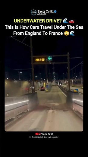 How Cars Travel Under the Sea From England to France 🤯