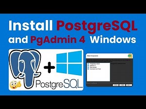 How to Install PostgreSQL and PgAdmin 4 Windows 2025 | PostgreSQL Windows Installation Guide