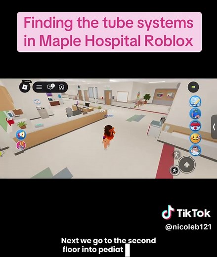 Finding tube systems in Maple Hospital Roblox #roblox #gamergirl #robloxedit #maplehospital #robloxgames