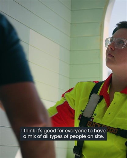 1.3K views | Meet Don, who shares what it's like taking on Sarah, a mature-age apprentice in his construction business | Housing Industry Association - HIA | Facebook