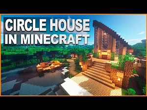 Minecraft: CIRCLE SURVIVAL HOUSE TUTORIAL | How to build in Minecraft