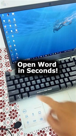 MS Word Open In One Second! #msword #office #document