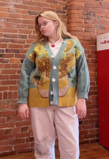 van gogh sunflowers sweaterrr #sunflowers #vangogh