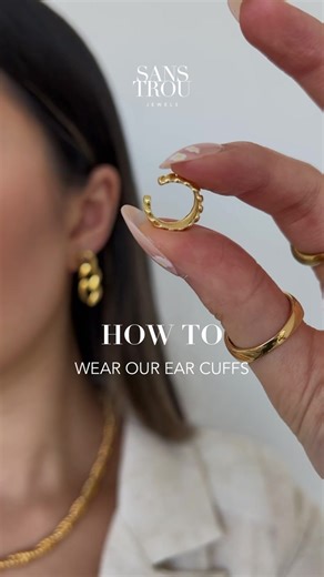 A highly requested tutorial! #earcufflovers #earcuff #earcuffs #earcuffstyle #nopiercingnoproblem #nopiercingneeded #cliponjewelry #cliponearrings