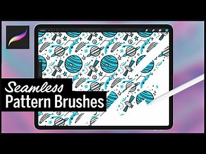 How to Make Seamless PATTERN BRUSHES in Procreate - MULTICOLOR!
