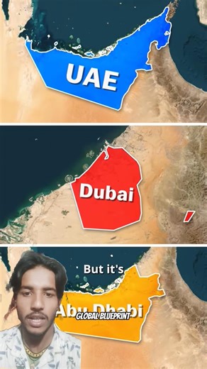 UAE, Dubai, Abu Dhabi: The Truth You Didn't Know! 🤯#shorts #dubai #maps #geography #usa