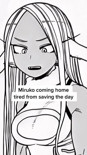 So lucky to have her 😩 #fyp #anime #weeb #manga #waifu #mirko #miruko #mha #bnha