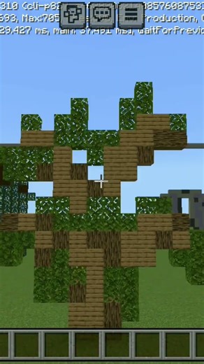 oak sapling making video in Minecraft #minecraft