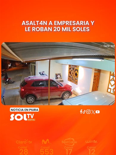 Delincuentes armados asaltan a empresaria en Piura