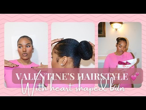How to Do a Heart Hair Bun (Cute Valentine’s Day Hairstyle)