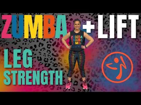 4 Minute Leg Strength Routine | Zumba + Lift | Strength, Plyometrics, Endurance, Mobility