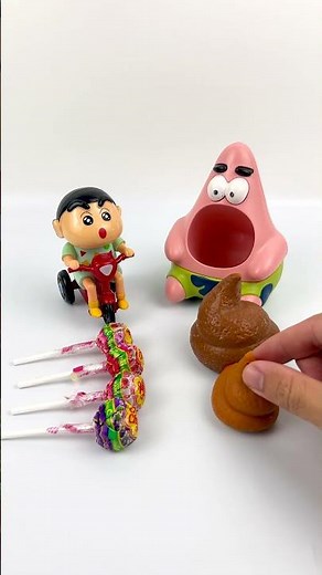 Satisfied Unboxing & Reviews Shin-chan,Super Mario and Patrick Star Videos