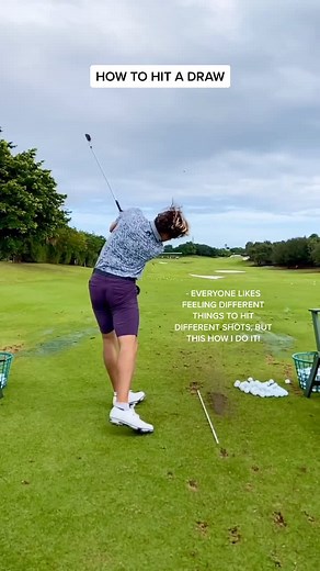How I hit a draw #golf #golfswing #golftips #golfinstruction #golftiktok
