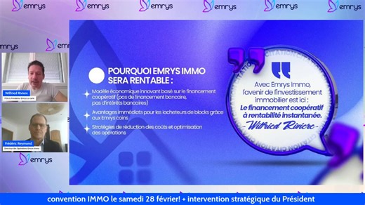 Presentation et actualités de emrys immo | Emrys