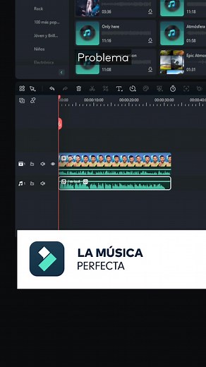 Consejo Clave para Mejorar tus videos #musica #ediciondevideo #editorvideo #creadoresdecontenido #Filmora #filmora13 #filmora12 #filmora9 #wondersharefilmora Aquí te dejo dos soluciones para que puedas encontrar más fácil la música para tus videos usando Filmora: 🔸Primero, en Filmora, Audio, tenés una colección enorme de canciones que podés arrastrar y usar para el video que quieras. 🔸Y, si le dás acá y en Extensión de Audio, podes arrastrar y achicar o agrandar tu canción.