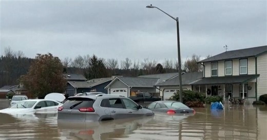 Levee failure along Washington river forces evacuations as entire neighborhoods are flooded