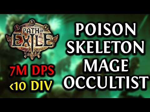 Poison Skeleton Mage Comprehensive Build Guide | Path of Exile(3.20)
