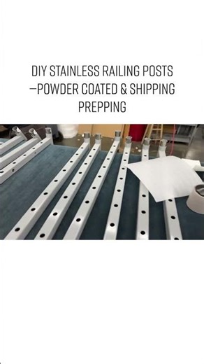 Marine Grade SS316 DIY railing. Powder coated, labeled, packaged - ready to ship.