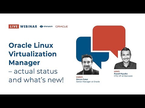 Oracle Linux Virtualization Manager - actual status and what’s new