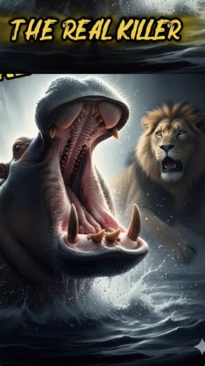 The Deadliest Killer in Africa Isn’t the Lion… It’s the Hippo!!!!
