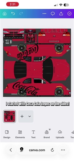 She approved, it was so wholesome! #nascar #nr2003 #race #cupseries #painting