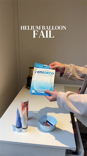 Helium Balloon Fail with Gorgeous Paint Effect