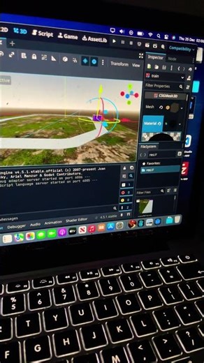 Train simulator very basic Godot Mac