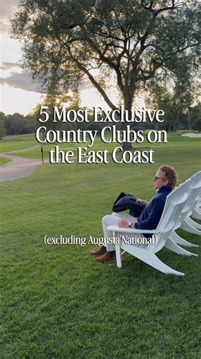 Collars & Co. on Instagram: "1. Pine Valley Golf Club Widely considered the most exclusive golf club in the world. Invitation only with an ultra small membership and a near mythical reputation. Access is about relationships not money. 2. Shinnecock Hills Golf Club Old guard American golf at its purest. Deeply private with generations of families on the roster and an approval process that can take decades. 3. Oakmont Country Club Brutally difficult and socially elite. Membership is selective and