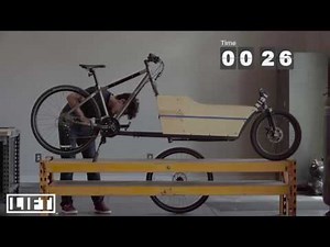 ARGO Prototype (Formerly Lift )Cargo Bike Install Video (60 Seconds!)