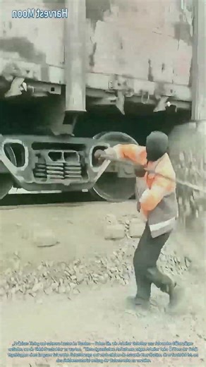 Entladen von Schotter!