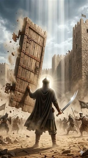 Yahoo Ali darvaja ek hath se uthaya #imamhussain ya Ali ka takat