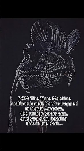 The terrifying sound of dilophosaurus…