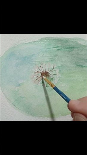 Beginner Watercolor Dandelions 🌼 Easy Step-by-Step Drawing Tutorial