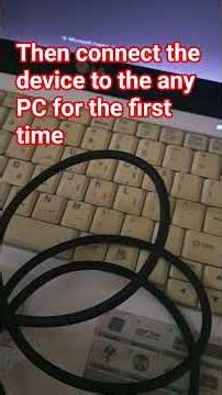 Connect to PC for the first time (windows)