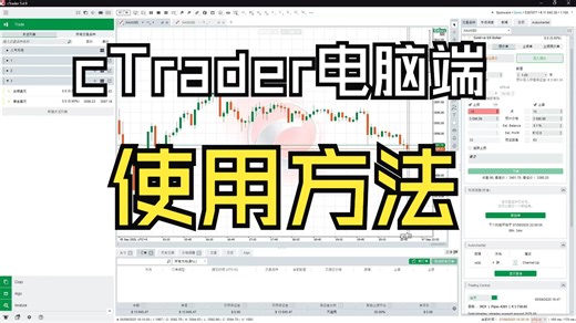 cTrader电脑端使用方法