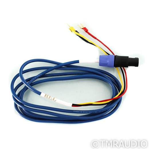 REL Acoustics Bassline Blue High-Level Speakon Subwoofer Cable; 3m