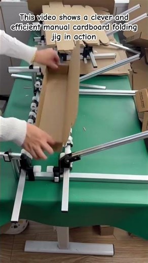 Packaging Hacks: The Ultimate Cardboard Folding Jig #PackagingSolutions #Logistics #SmallBusiness