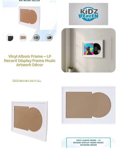 Vinyl Album Frame – LP Record Display Frame Music Artwork Décor