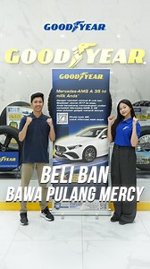 125K views · 91 reactions | BUKAN CLICKBAIT>>> Dengan join program Goodyear Luxury Raffle: Drive to Win Mercedes, kalian benar-benar berkesempatan untuk jadi mercedes owner dengan hanya membeli 2 unit ban Goodyear ukuran R17 keatas lho, GoodPeople! Jangan sampai kelewatan, klik link di bio untuk info selengkapnya! #GoodyearIndonesia #drivetowin #mercedes #undianberhadiah #ban mobil #banpremium #GoodyearGoodHype #GoodJourneyAhead | Goodyear | Facebook