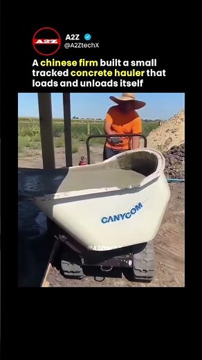 This Micro Tracked Concrete Buggy Can Drive Anywhere Without Sinking