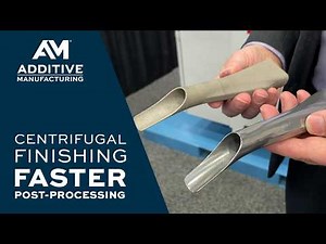 Centrifugal Finishing: Fast Post-Processing for Metal 3D Prints