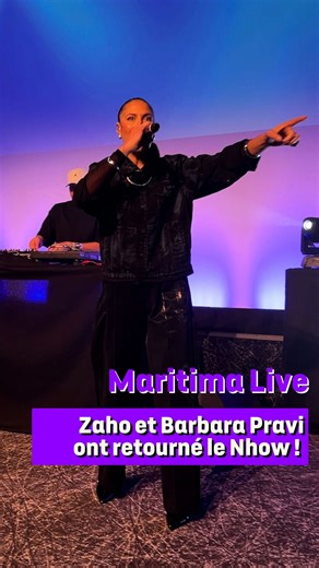 Maritima on Instagram: "ZAHO & BARBARA PRAVI ont retourné le @nhowmarseille ! 🎤✨ Quelle soirée pleine de rebondissements hier soir ! Le Maritima Live a fait vibrer Marseille avec une énergie incroyable. Entre les tubes de @zahonline et l'émotion de @babpravi , le public en a pris plein les yeux (et les oreilles !). 😍 🎁 Bonus : Le set surprise de DJ Jean-Paul Dex pour finir en beauté ! 🎧 Qui était votre coup de cœur de la soirée ? Dites-le-nous ! 👇 #maritima #barbarapravi #zaho #marseille #n