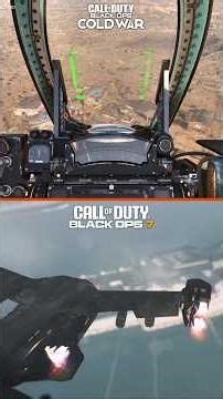 Black Ops Cold War vs Black Ops 7 VTOL Warship Comparison (4K) #shorts