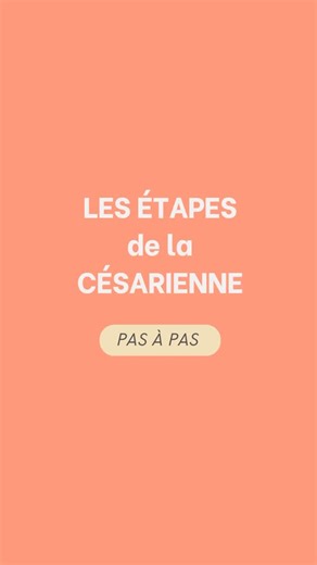 Marie-Madeleine t’accompagne AVANT & APRÈS césarienne 🫶🏼 on Instagram: "✨ Les étapes d’une césarienne, expliquées simplement. Ce que tu vois dans cette vidéo représente le déroulé général d’une césarienne. Certaines étapes comme le peau à peau immédiat, la tétée juste après la naissance ou encore la tétée en salle de réveil dépendent de ton état, de ton bébé et aussi des habitudes de chaque hôpital. Quand tout se passe bien, ces moments sont possibles… mais toutes les maternités ne les pratiqu