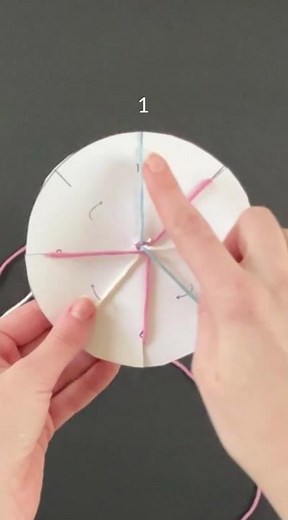 Making a Kumihimo friendship bracelet (free template included)