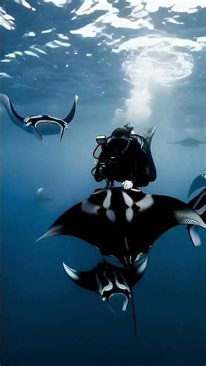 Scuba Divers Discover a Hidden Underwater World | Marine Life Up Close! #newyear2026 #sealife #short