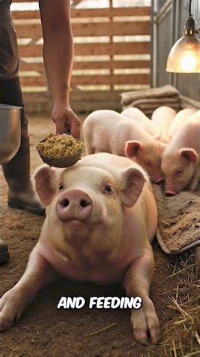 Mama Pig Can’t Keep Up… So the Farmer Steps In