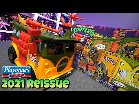 TMNT Party Wagon - Teenage Mutant Ninja Turtle Van Toy Reissue!