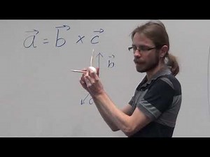 Force magnétique, règle de la main droite et produit vectoriel