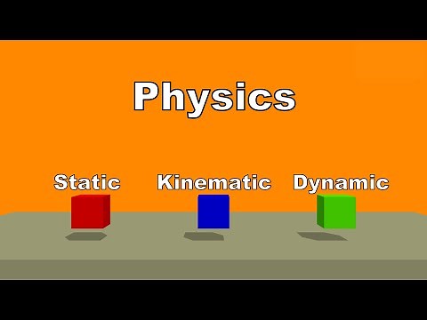 Understanding Physics: Static, Kinematic, Dynamic - for Unity and Buildbox Games